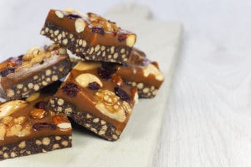 Chocorotsjes met caramel en noten